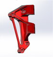 Držiak tlmiča/ Shock absorber holder FS2000- Predný/Front