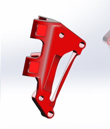 Držiak tlmiča/ Shock absorber holder FS2000- Predný/Front Držiak tlmiča/ Shock absorber holder FS2000- Predný/Front