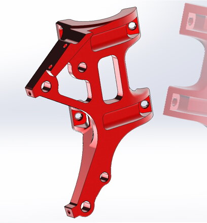 Držiak tlmiča/ Shock absorber holder FS2000- Zadný/Rear Držiak tlmiča/ Shock absorber holder FS2000- Zadný/Rear